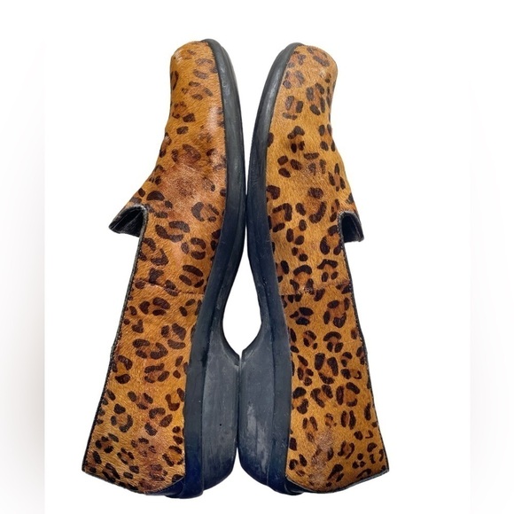 Dansko Olivia Calf Hair Leopard Print Shoes Size 39 - Picture 9 of 12